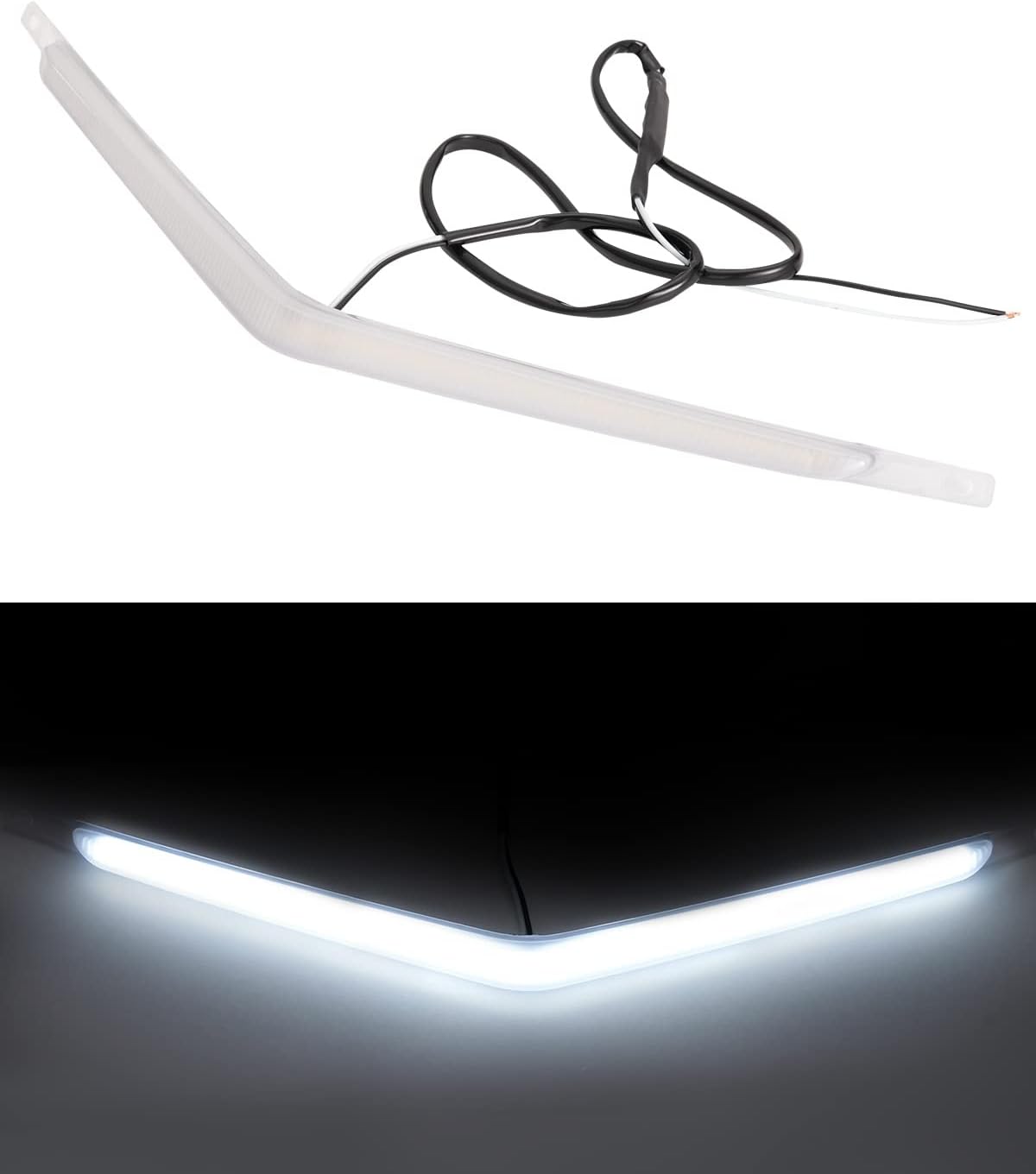 Spyder LED Signature White Running Light Kit,A & UTV PRO DRL Auxiliary Daytime Running Light for Can-Am Spyder F3 All Models Replace OEM #219400599
