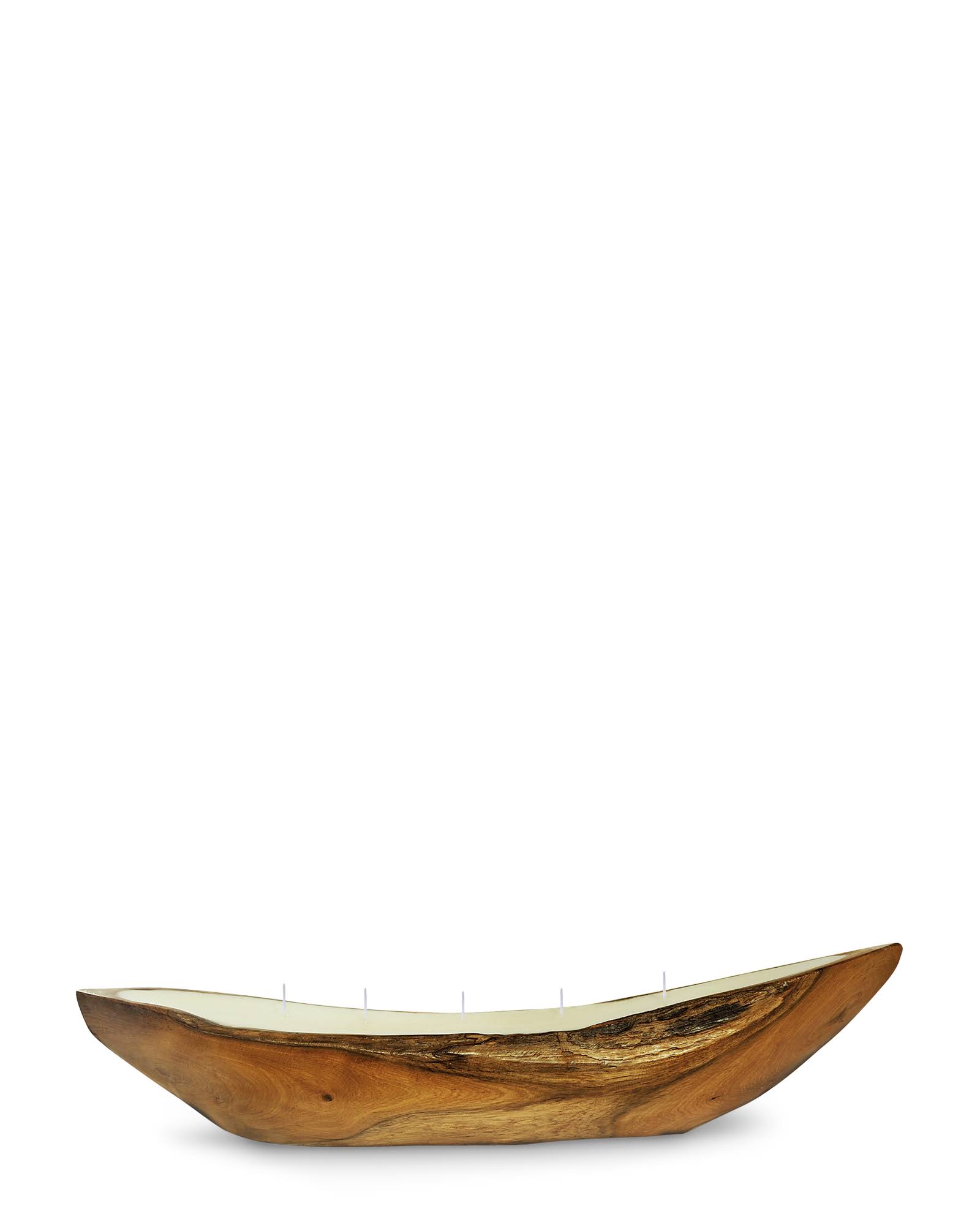 Volcanica Candles Wood Boat Candle
