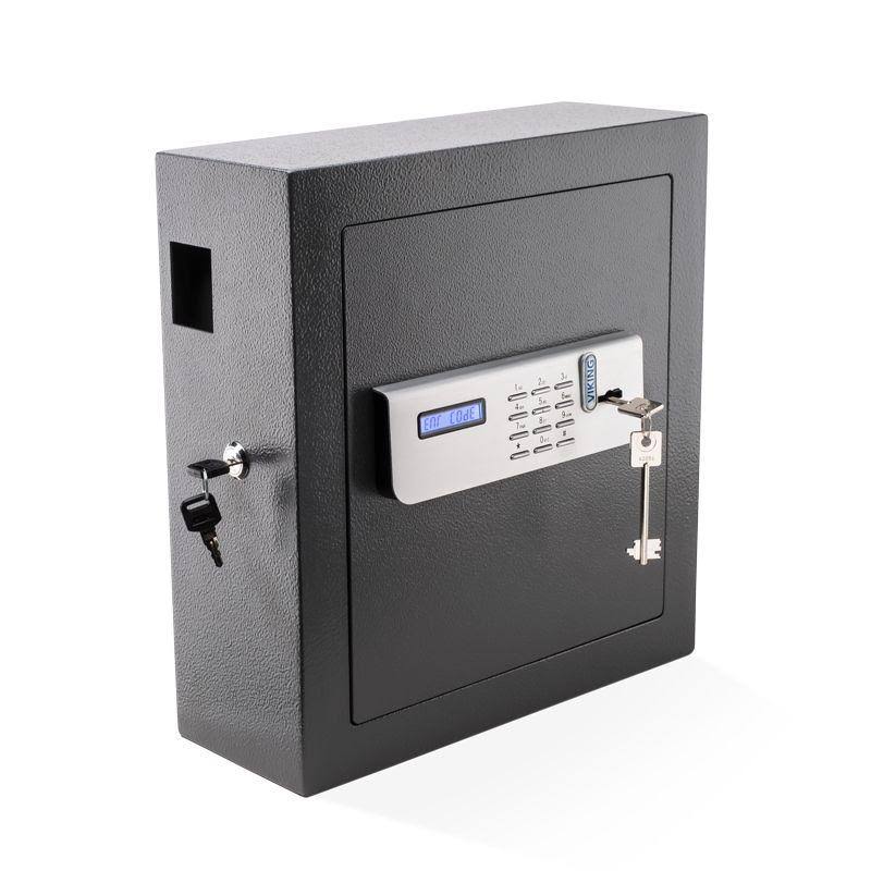 Viking Security Safe Vs-51ks Key Cabinet Key Safe with Lockable Drop Slot 51 Key Capacity, Black