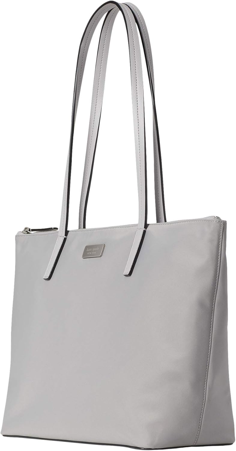 Kate Spade Hayden Top Zip Tote Nimbus Grey Shoulder Bag