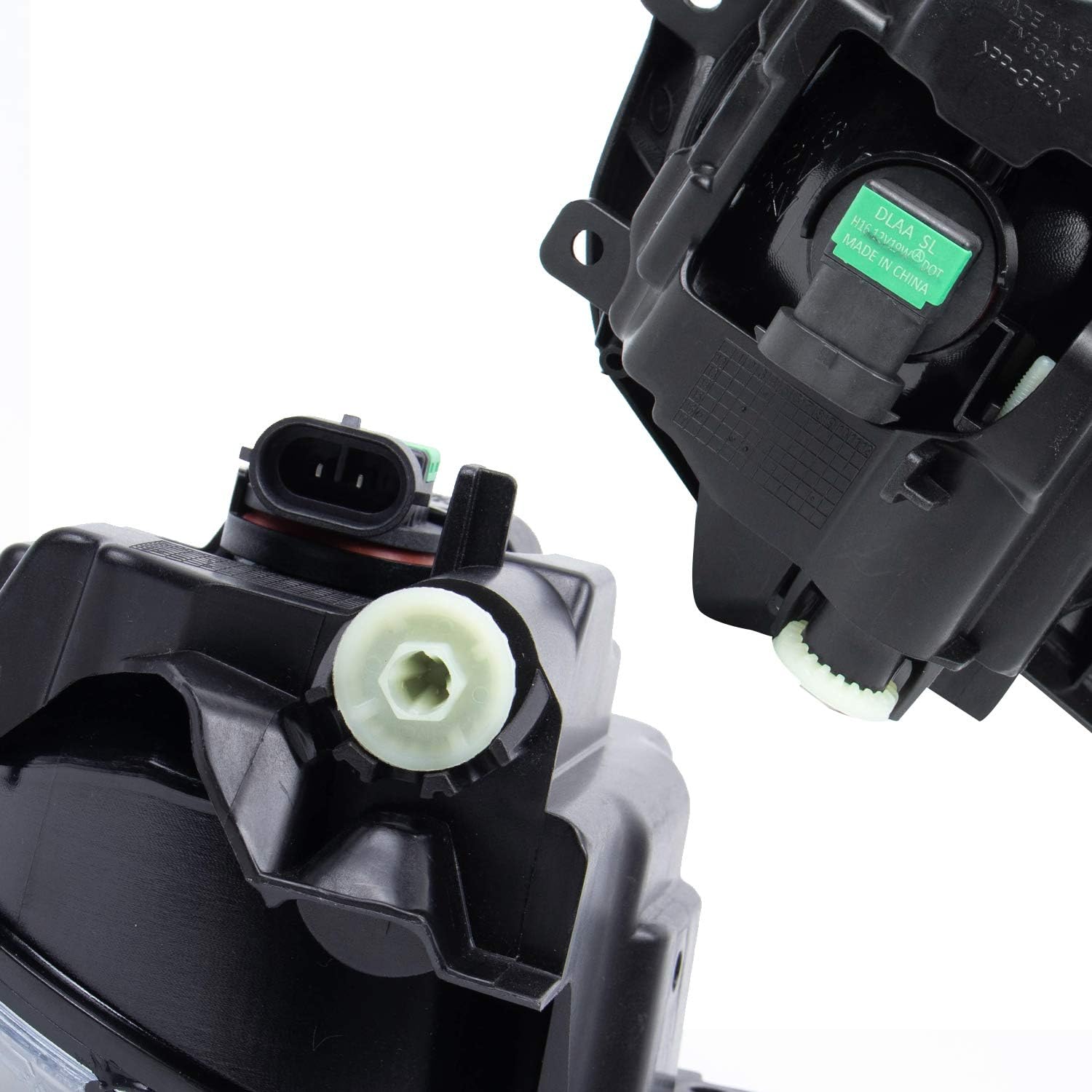 RP Remarkable Power, Fit for 2013 2014 2015 RAV4 Clear Fog Lights KIT Assembly FL7001 Pack of 2