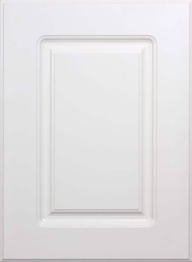 13x22 x 22x22 White RTF Raised Square Panel Kitchen Cabinet Door