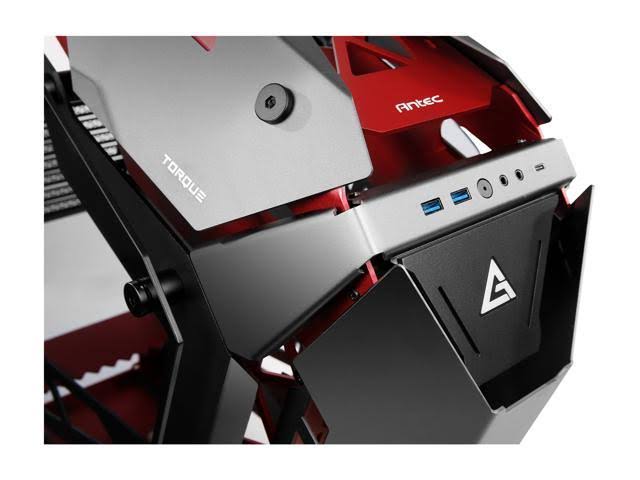 Antec Torque Black / Red Aluminum ATX Mid Tower Computer Case/ Winner