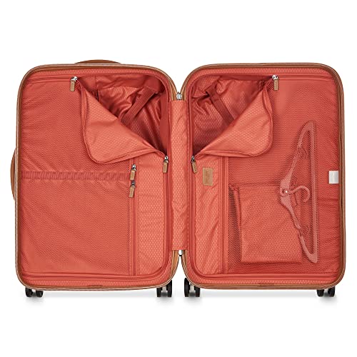 DELSEY PARIS Chatelet Air 2.0 Hardside Luggage with Spinner Wheels, Angora, Checked-Large 28 Inch