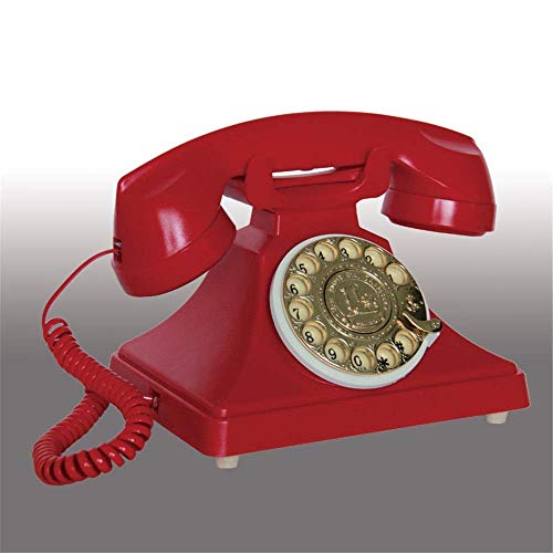Retro Old Fashioned Telephone European Antique Telephone Rotary Dial Telephones Retro Landline Desk Telephone,Corded Phone Rotary Dial Home Phone