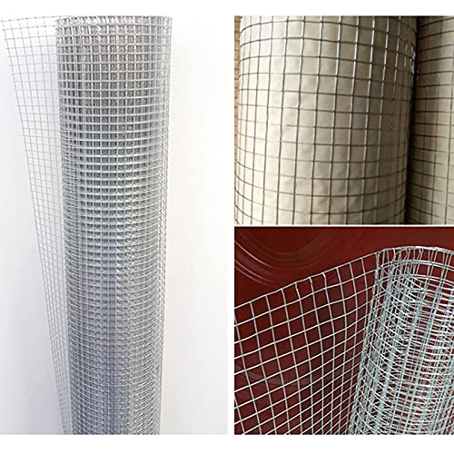 Chicken Wire Mesh for Gardening- Rust-Proof Galvanized Wire Net- Poultry Fence for Chicken, Deer, Rabbits, Safety Construction Fence