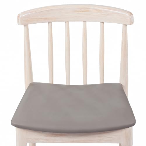 Flash Furniture Chester Commercial Grade Solid Dining Chair with Slatted Backrest, Set of 1, Black Vinyl Seat/Black Wood Frame