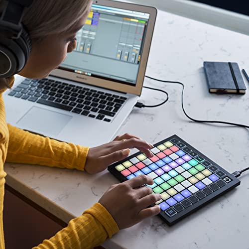 Novation Launchpad Mini [MK3] + AKAI Professional MPK Mini MK3 - Portable MIDI Controllers for Music Production