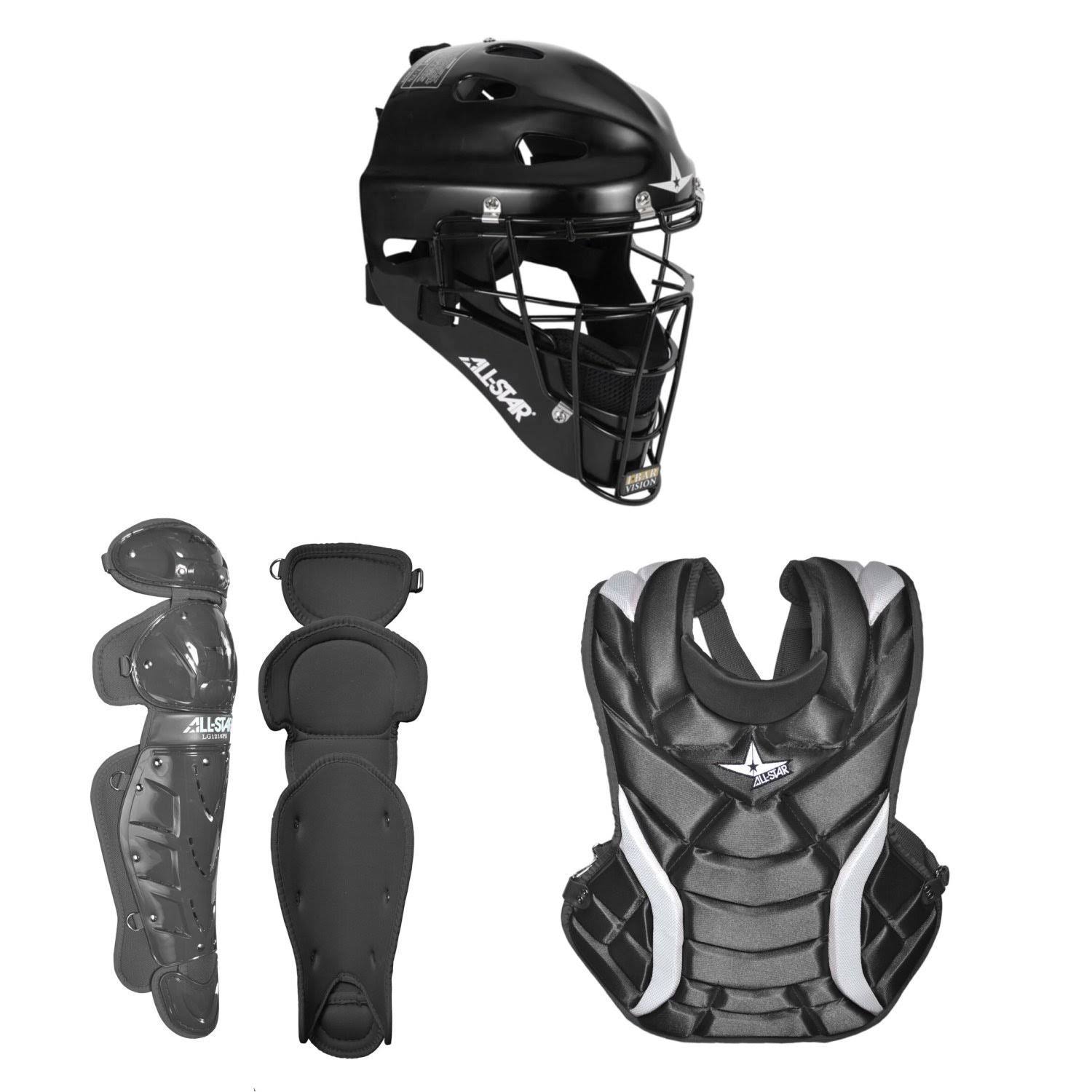 All-Star CKW14.5PS Fastpitch Catcher's Set Adult - Black