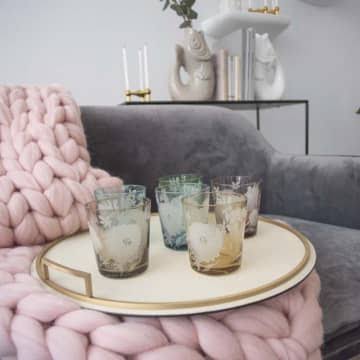 Pols Potten - Peony Glass Tumblers - Set of 6