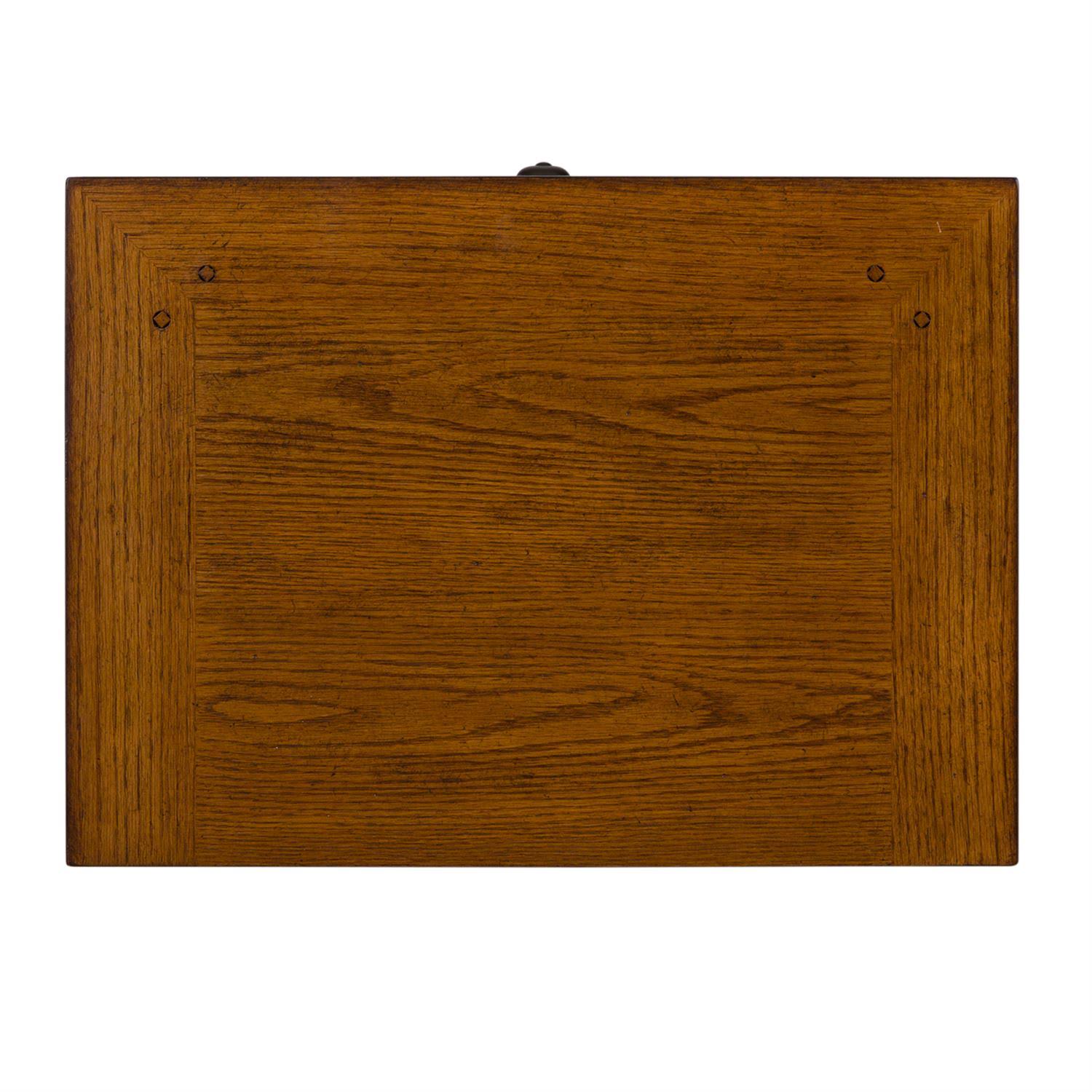 Liberty Furniture Grandpas Cabin Youth Panel Bed in Aged Oak, Twin