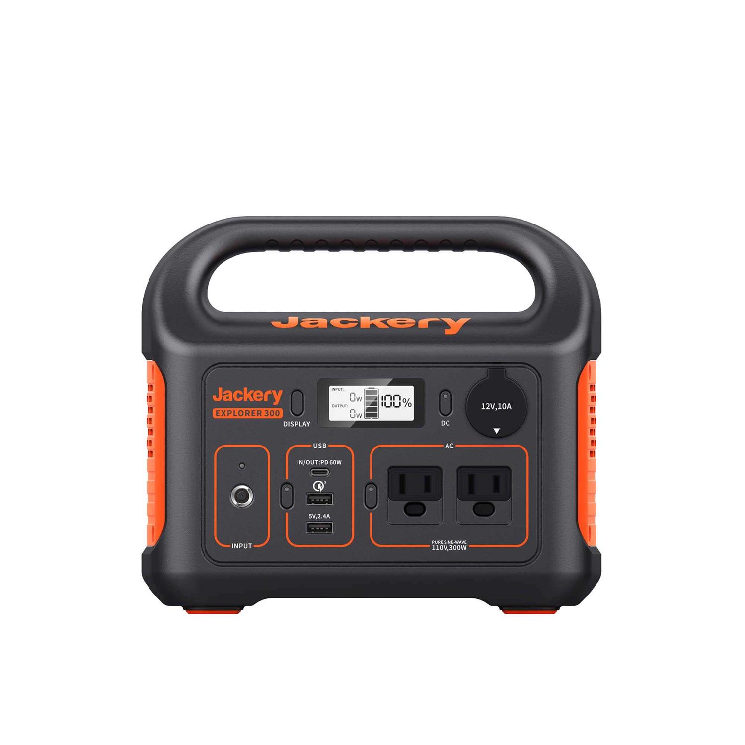 Jackery Explorer 300 Portable Power Station 300W Solar Lightweight Battery Solar Generator for camping