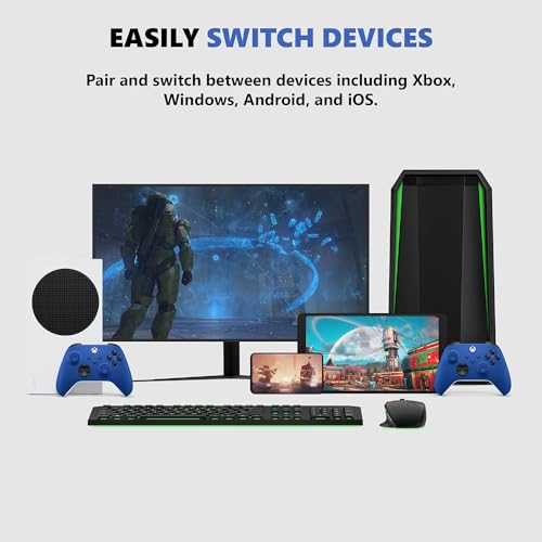 Microsoft QAU-00157 Xbox Wireless Gaming Dual Controller Bundle (Ghost Cipher Special Edition) for Xbox Series X|S, Xbox One, Windows PC, Android and iOS