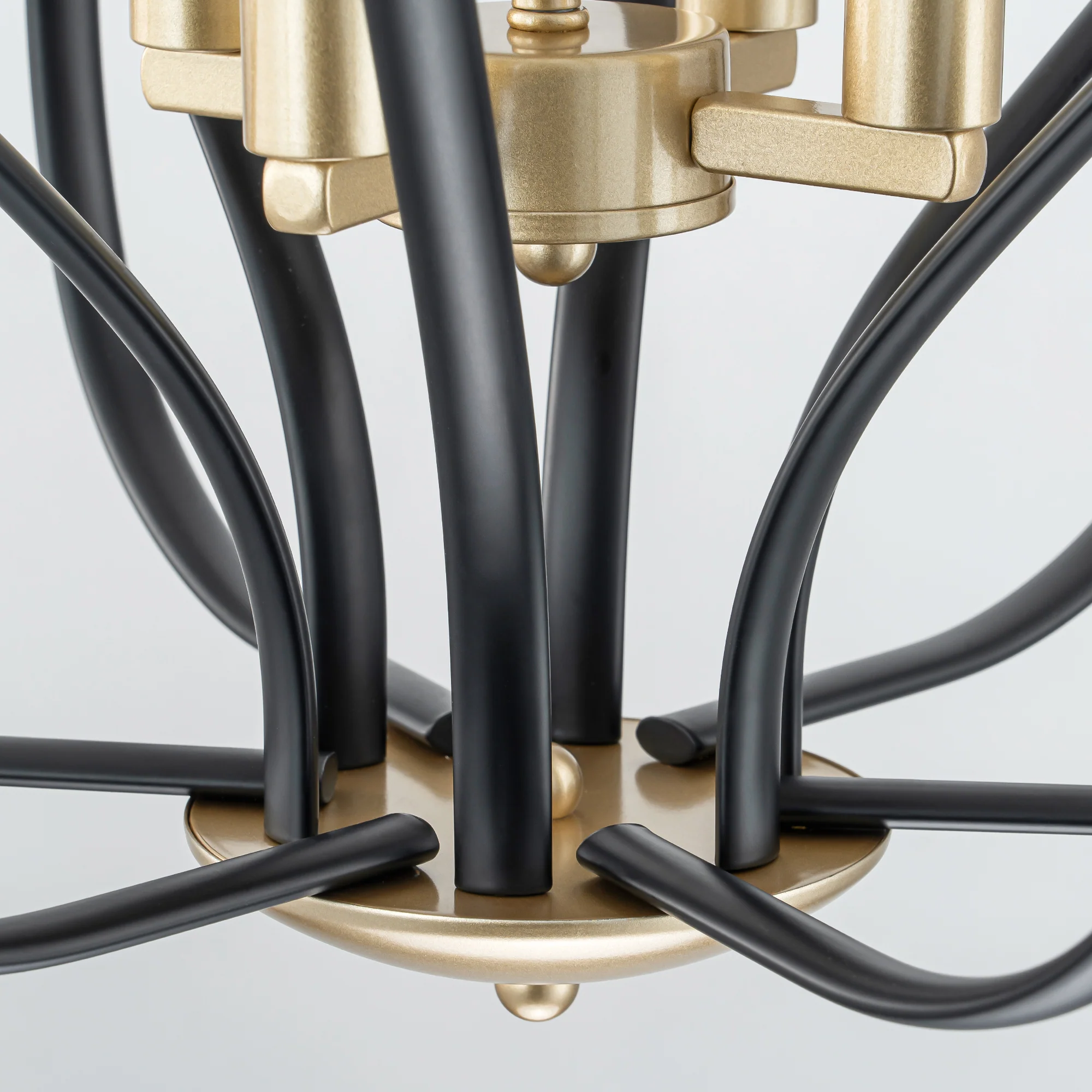 Brillara 4-Light Dimmable Transitional Geometric Chandelier (17)