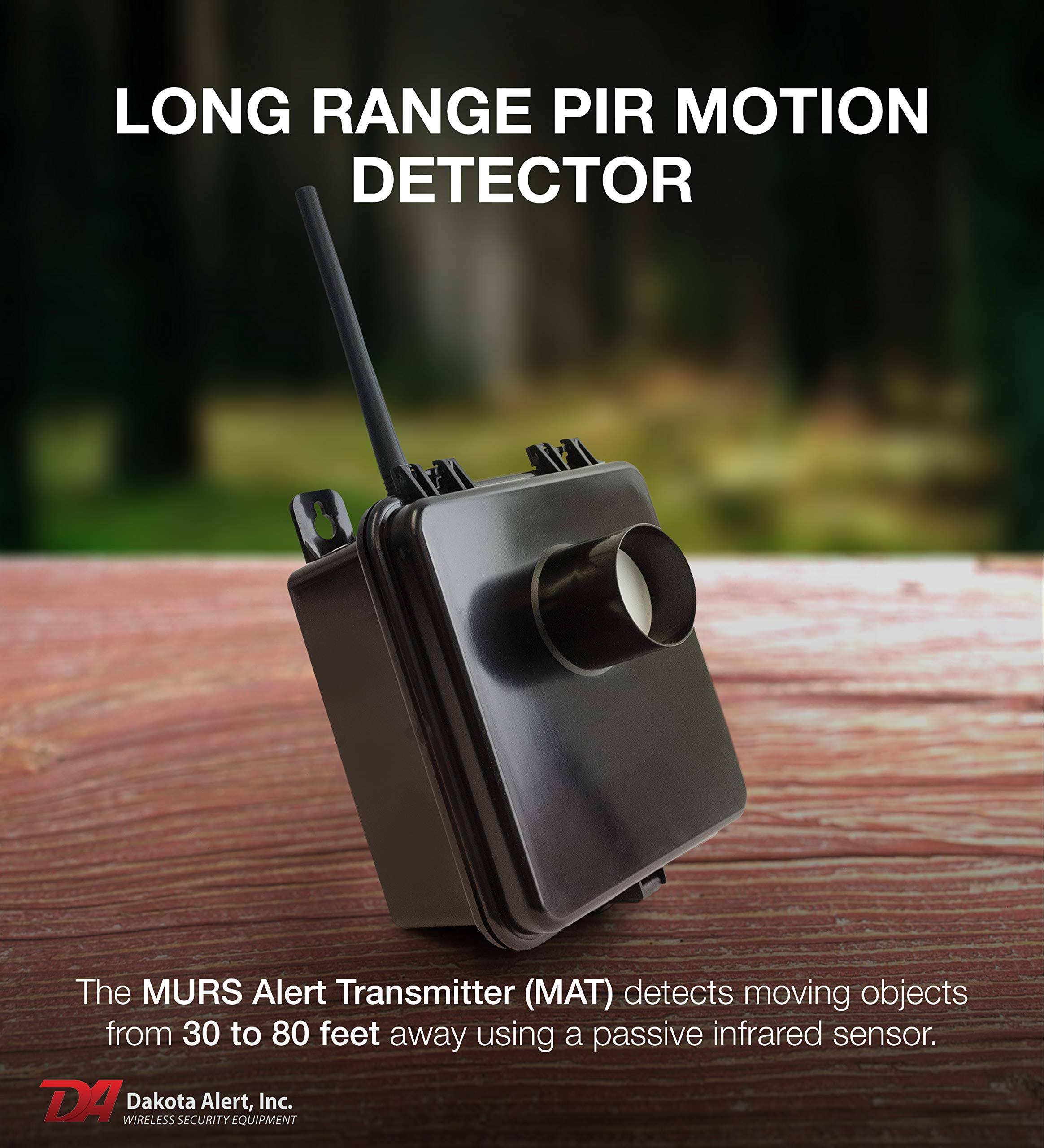 Dakota Alert Murs Wireless Motion Detection Kit Base Station Radio