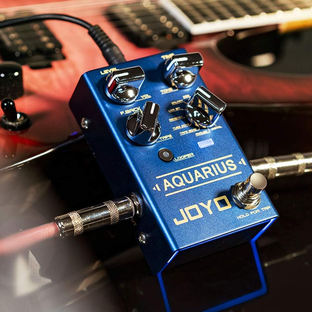 JOYO Effect Pedals, Digital Delay with Looper and Digital Reverb with MOD Octave Pedals for Electric Guitar Most Frequently Combination Budget Pedals in Bundle