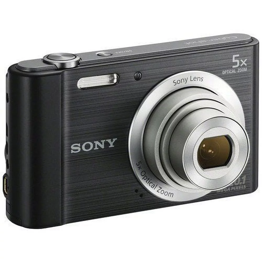 Sony Cyber-shot DSC-W800 Digital Camera (Black) + Deal-Expo Premium Accessories Bundle