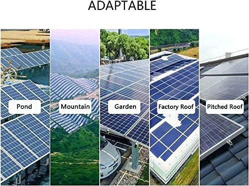 Cleaning Brush Solar Panel Cleaning Tool, Double Head Automatic Brush and Pole Kit for Electric Solar Panels, Window Cleaner Special Roof Water Brush for Cleaning