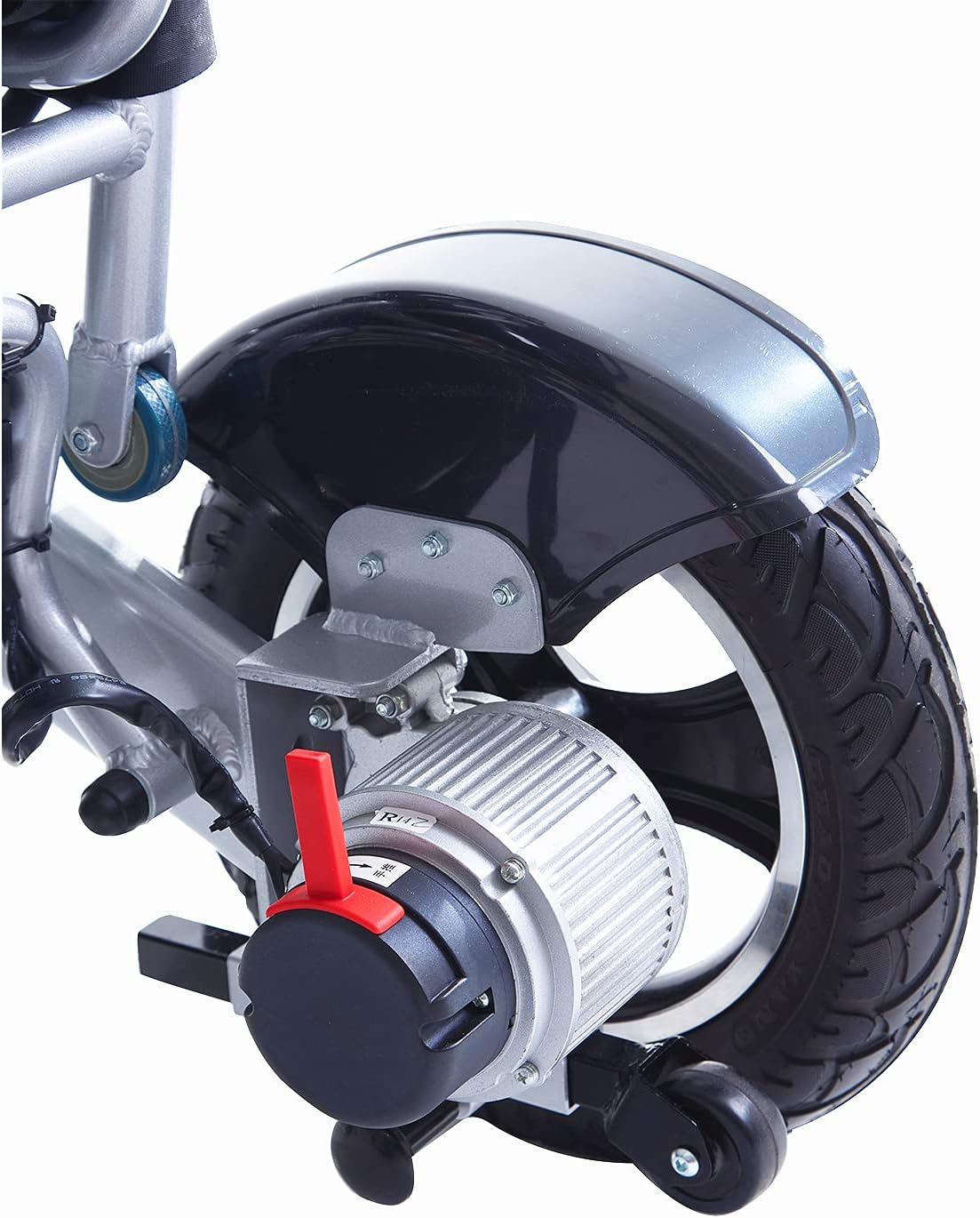 Rubicon DX17 Automatic Foldable Electric Wheelchairs for Adults - Deluxe One Click Fold and Unfold - Super Horse Power (600W Motor Power) - Longest Range (up to 25miles with 20AH Battery)