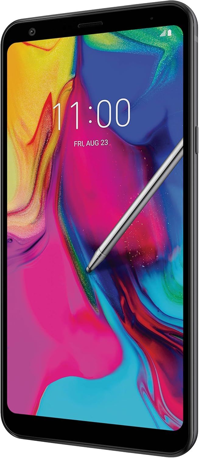 LG Stylo 5 Smartphone, 32GB Memory, Unlocked Cellular - Aurora Black (Renewed)