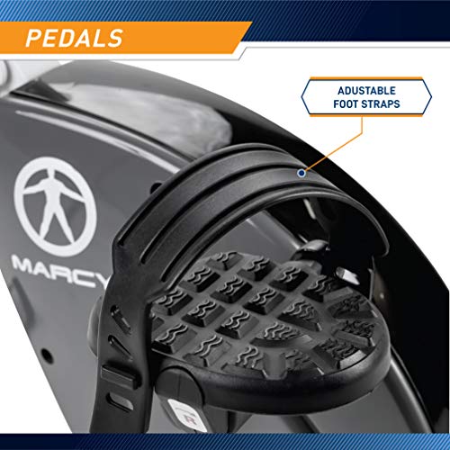 Marcy Foldable Upright Exercise Bike with Adjustable Resistance for Cardio Workout & Strength Training - Multiple Styles Available