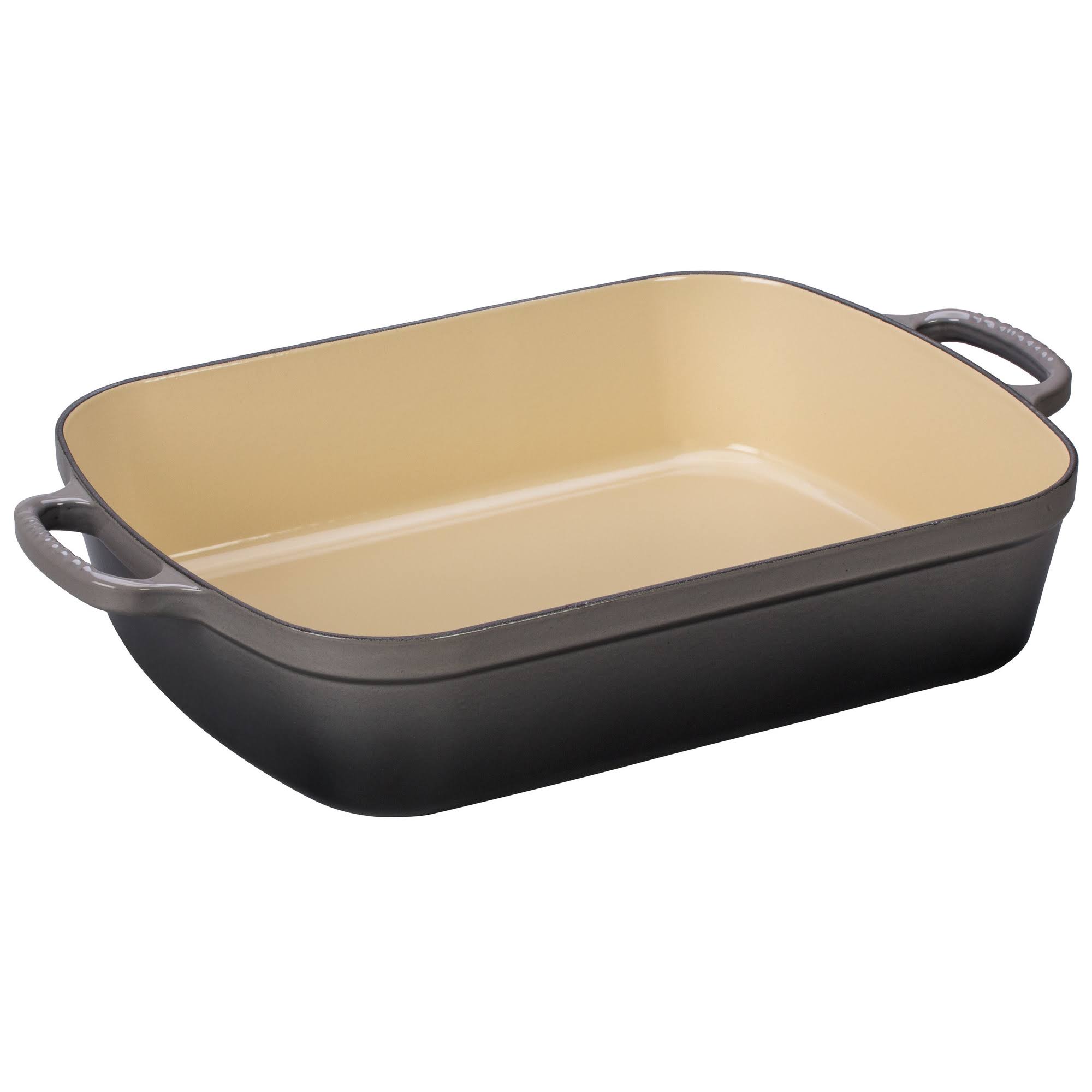 Le Creuset Signature 7-Quart Cast Iron Rectangular Roaster - Oyster