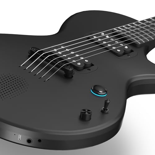 Enya Electric Guitar Inspire 39" Smart Electric Carbon Fiber Guitarra with 15W Wireless Speaker, 20 Distinct Tones, Onboard Presets, Charging Cable, Adjusting Wrench, and Gig Bag