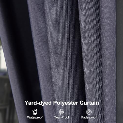 PURPLE LEAF 10' X 14' Permanent Hardtop Gazebo Aluminum Gazebo with Galvanized Steel Double Roof for Patio Lawn and Garden, Curtains and Netting Included, Grey