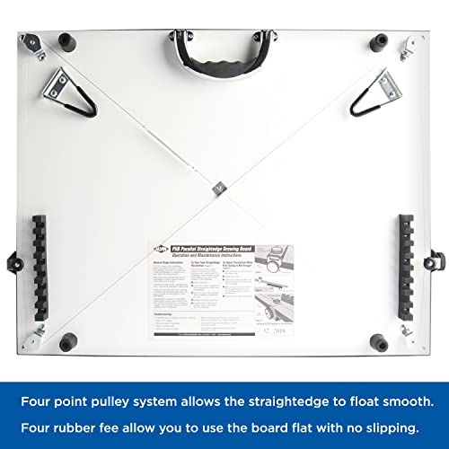 ALVIN Portable Drafting Board Size 20" x 26" Model PXB26, Easily Adjustable Drafting and Architecture Drawing Board with Ergonomic Carrying Handle - Portable Drafting Boards, 20 x 26 Inches