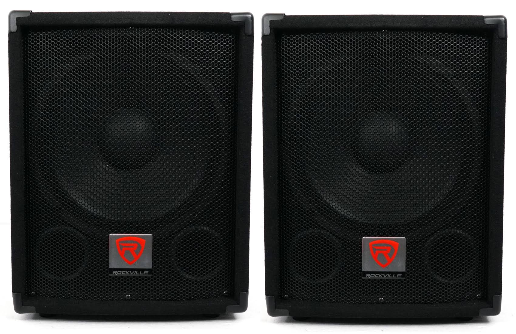 (2) New Rockville SBG1128 12x22 1200 Watt Passive Pro DJ Subwoofers Subs