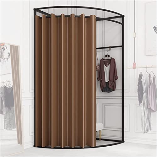 Fashion Changing Rooms Movable Clothing Store Fitting Room Temporary Locker Room for Mall Outdoor Dressing Room Portable Changing Room Shading Curtain Bedroom Furniture