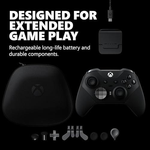 Xbox Elite Series 2 Core Wireless Gaming Controller – Blue Series X|S, One, Windows PC, Android, and iOS