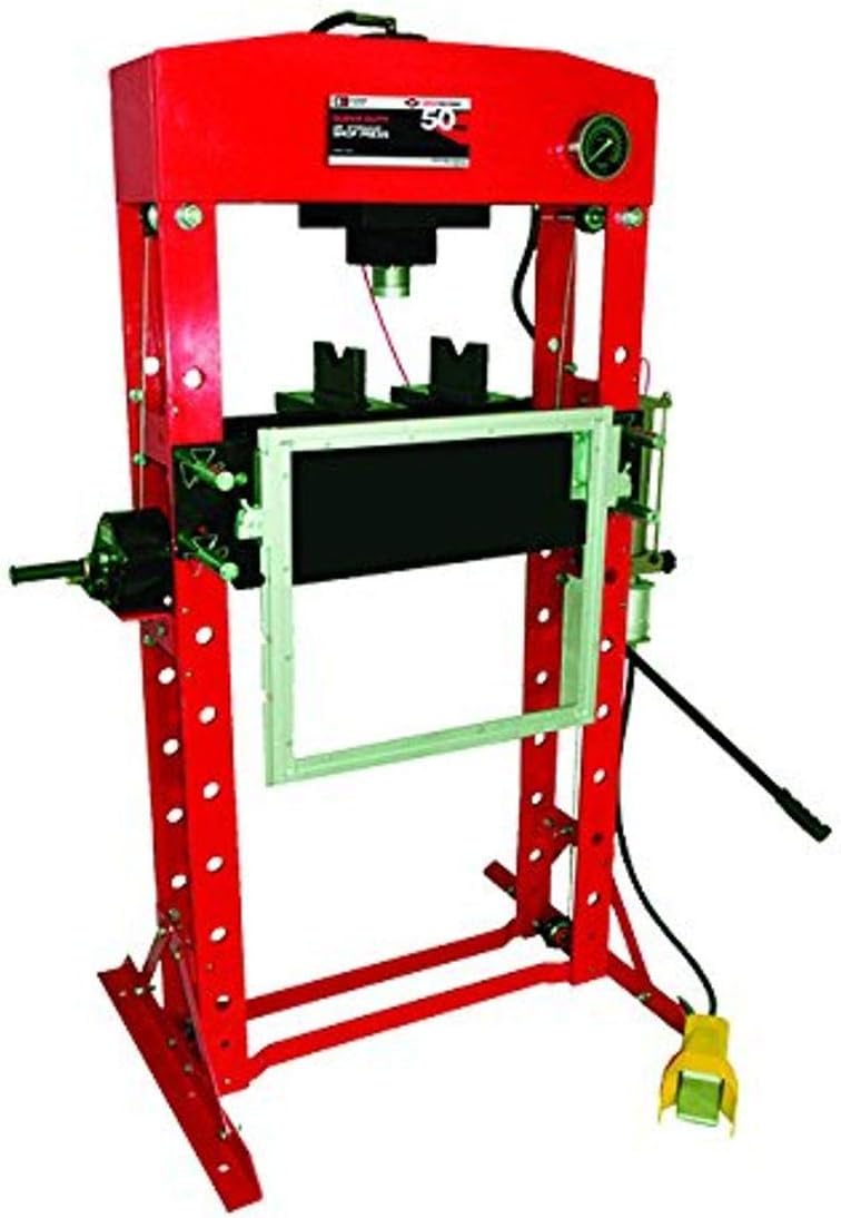 AFF Super Duty Hydraulic Shop Press, 20 Ton Capacity, 35"W x 64"H, 850ASD