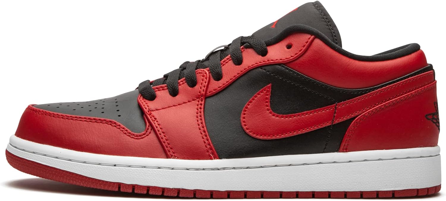 Jordan Mens Jordan 1 Low 553558 606 Reverse Bred - Size 10.5