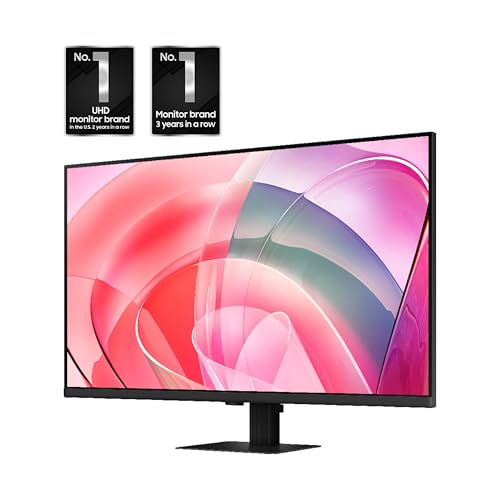 Samsung 32" ViewFinity S7 (S70D) 4K UHD IPS HDR10 High Resolution Monitor with Speakers, DP Port, TUV-Certified, 2025, LS32D708EBNXGO