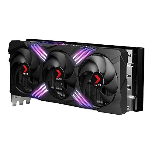 PNY GeForce RTX™ 4090 24GB VERTO™ Triple Fan Graphics Card DLSS 3 (384-bit PCIe 4.0, GDDR6X, Supports 4k, Anti-Sag bracket, HDMI/DisplayPort)