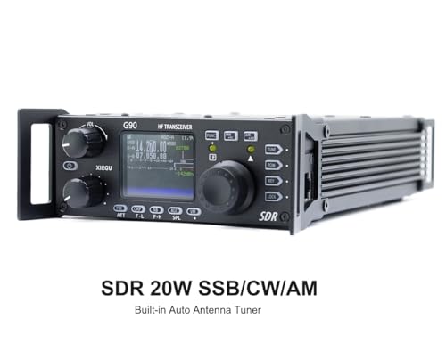 Xiegu G90 HF Radio SDR 20W SSB/CW/AM Built-in Auto Antenna Tuner New Version