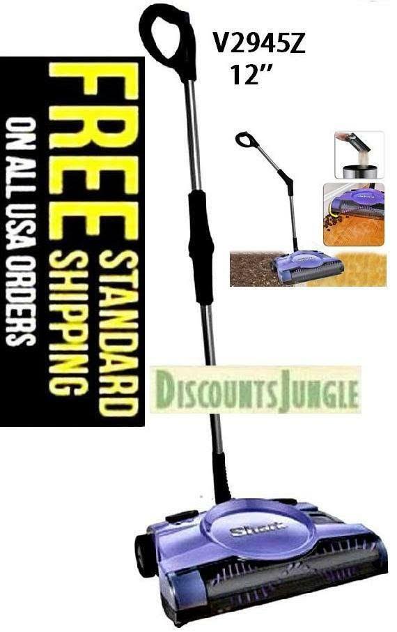 Shark Rechargeable Floor/Carpet Sweeper, Purple, 12x22