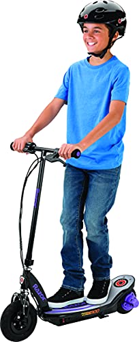 Razor Power Core E100 Electric Scooter - 100w Hub Motor, 8" Air-Filled Tire, Up to 11 mph and 60 min Ride Time, for Kids Ages 8 and Up