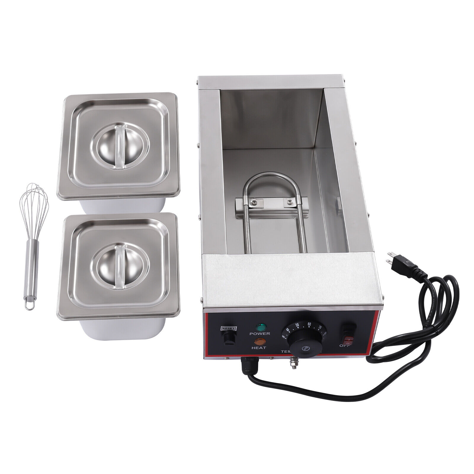 6L Chocolate Tempering Machine Electric Melting Pots Stainless Steel Food Warmer