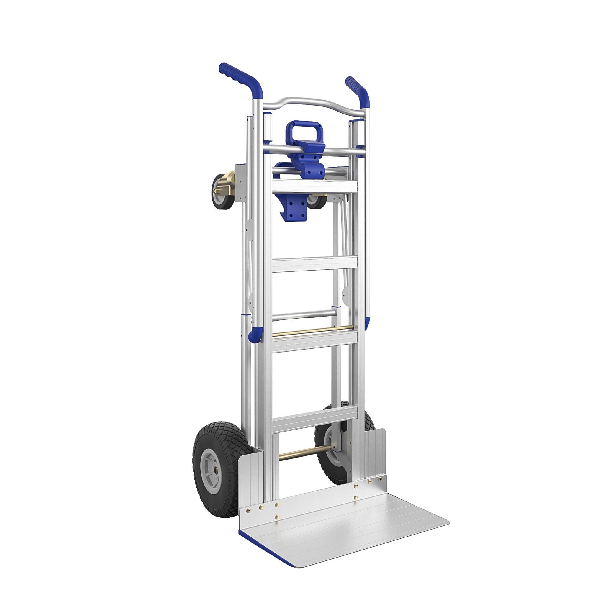Cosco 3-in-1 Assist Series Aluminum Hand Truck w/ Flat Free - Indigo Blue