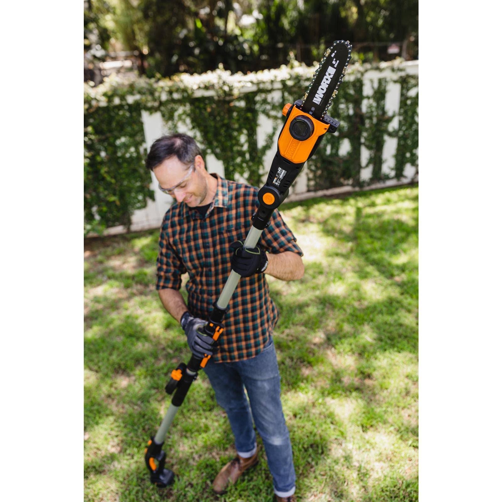 Worx 20V 2-in-1 Attachment Capable Pole Saw w/ Battery WG349