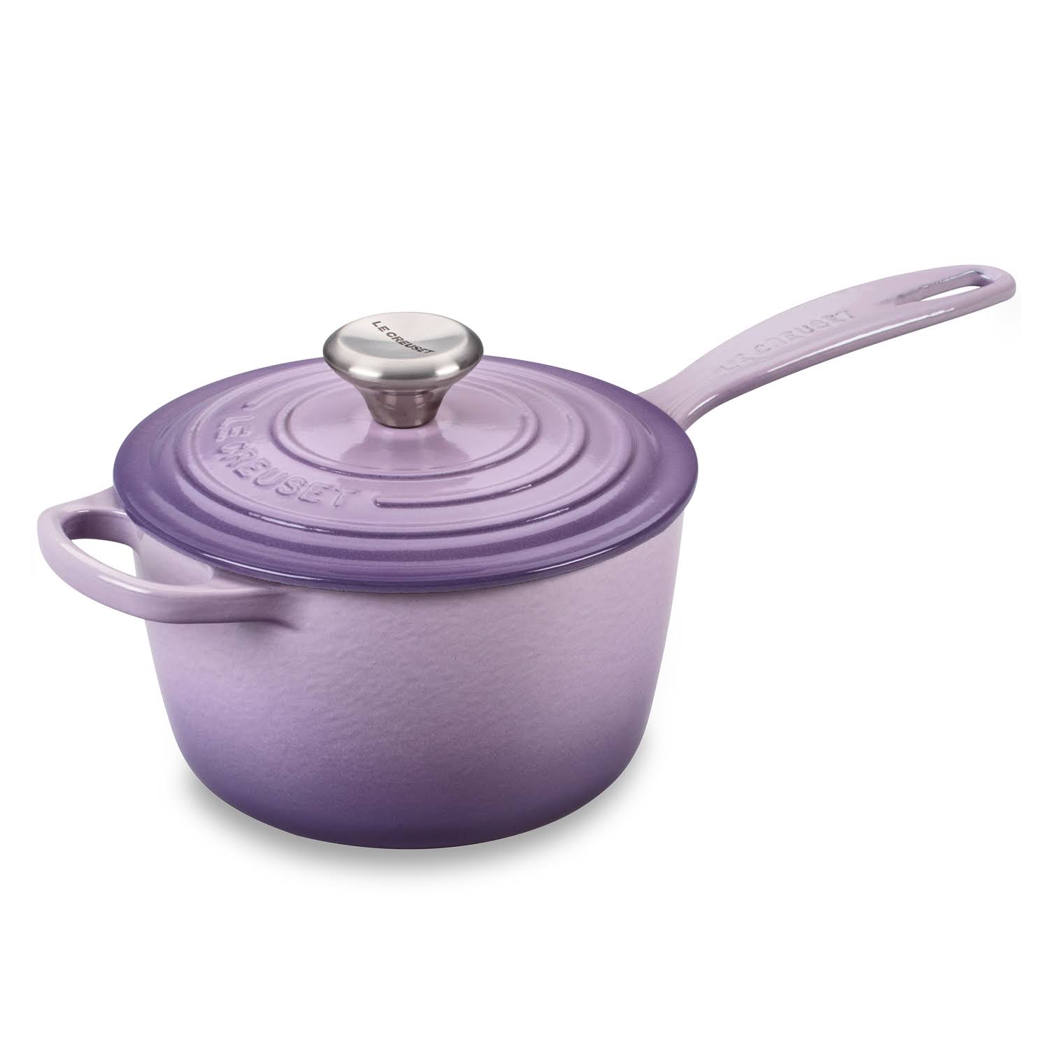 Le Creuset Signature 1.75-Quart Cast Iron Saucepan - Flame