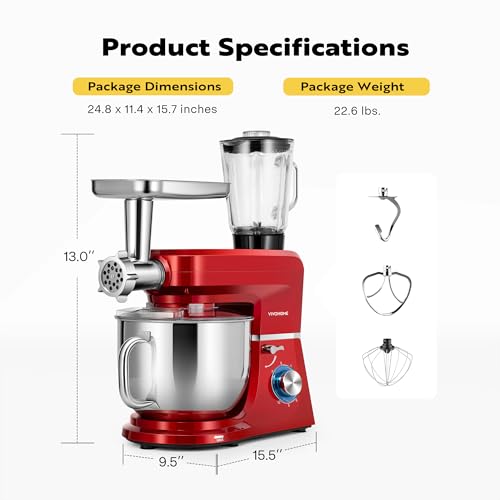 VIVOHOME Multifunctional Stand Mixer