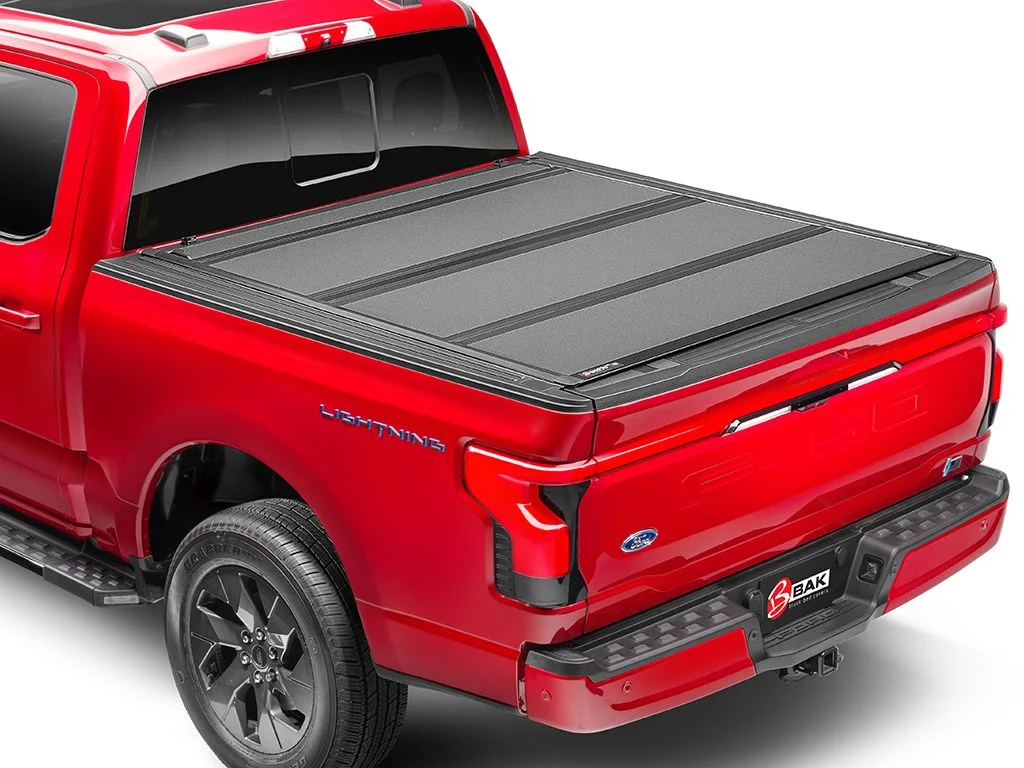 BAK by RealTruck BAKFlip MX4 Hard Folding Truck Bed Tonneau Cover | 448134 | Compatible with 2020 - 2023 Chevy/GMC Silverado/Sierra 2500/3500HD 8' 2" Bed (98.2")