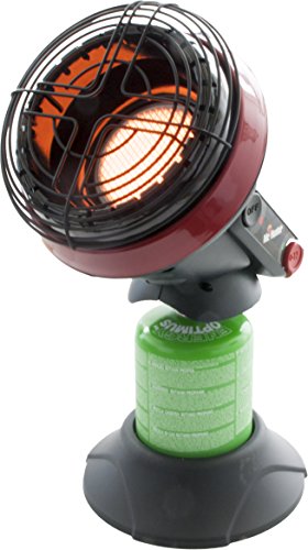 Mr. Heater Portable Buddy with Adaptor for Gas Heating Cartridge System with 7/16 Thread