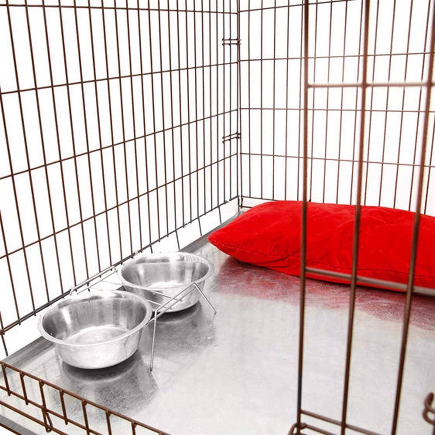 KOPEKS Galvanized Metal Tray for Dog Crates, Pet Kennels, Restaurant Grease Traps, and Floor Protection - Pet Supplies online store