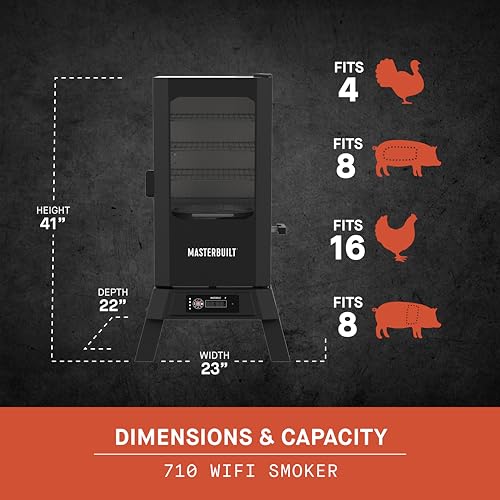WiFi 710 Digital Electric Smoker