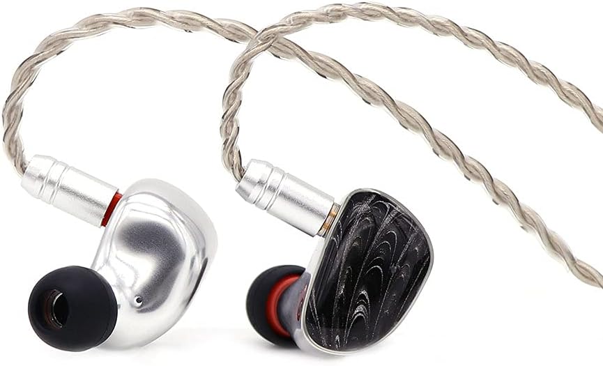 Linsoul Tripowin x HBB Mele 10mm Graphene Driver in-Ear Earphone IEM with Detachable 2 pin OCC Cable for Audiophile (Blue) Pack of 2