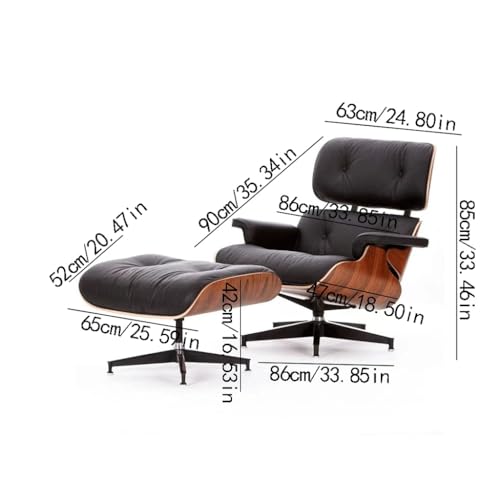 Sofa Modern Single Sofa Chair with Footrest Personalized Bedroom Study Light Luxury High-end Leather Art Office Chair Couches